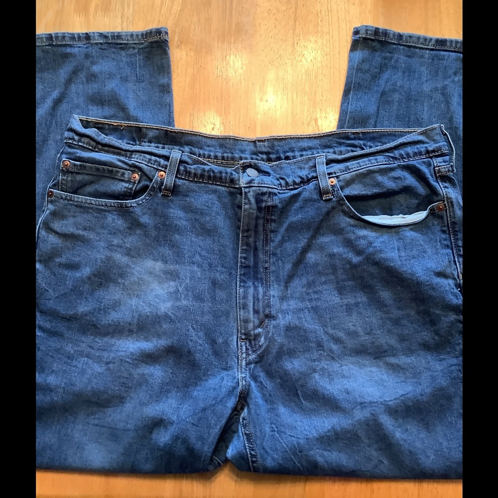 MENS LEVI 541 JEANS MEDIUM WASH SIZE 42/30 BOOT CUTT